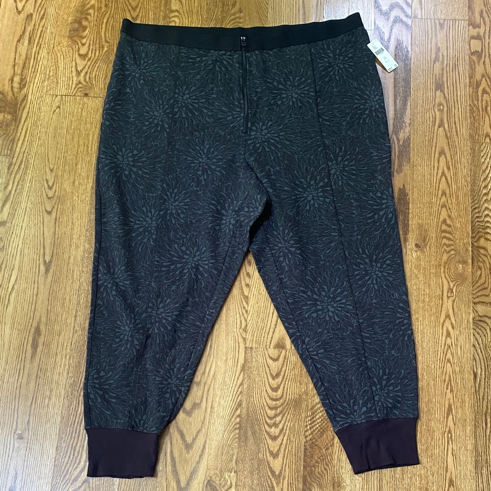 NWT Anthropologie Saturday Sunday Samia leggings black stretch high rise 3X